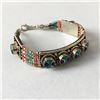 Image 1 : Tibet Hand Made Turquoise & Lapiz Lazuli Bracelet