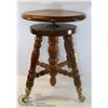 Image 1 : ANTIQUE CLAWFOOT PIANO STOOL