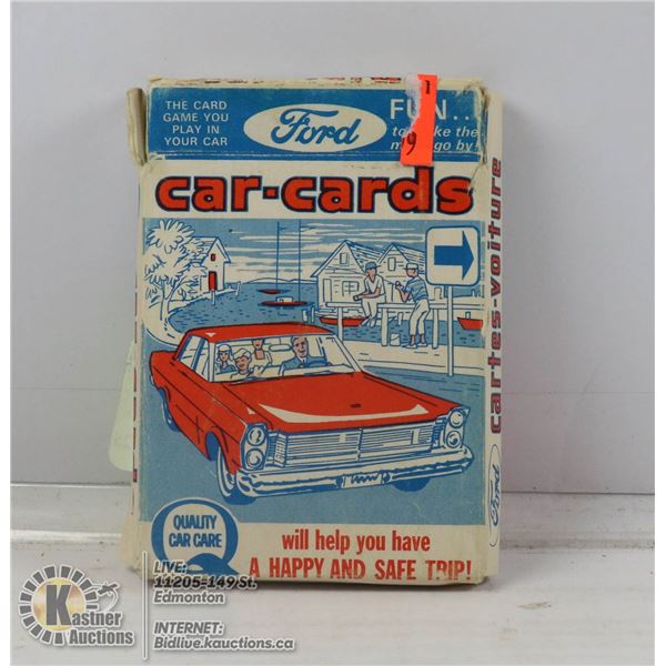 1965 FORD CAR CARDS