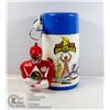 Image 1 : POWER RANGERS THERMOS AND KEY CHAIN