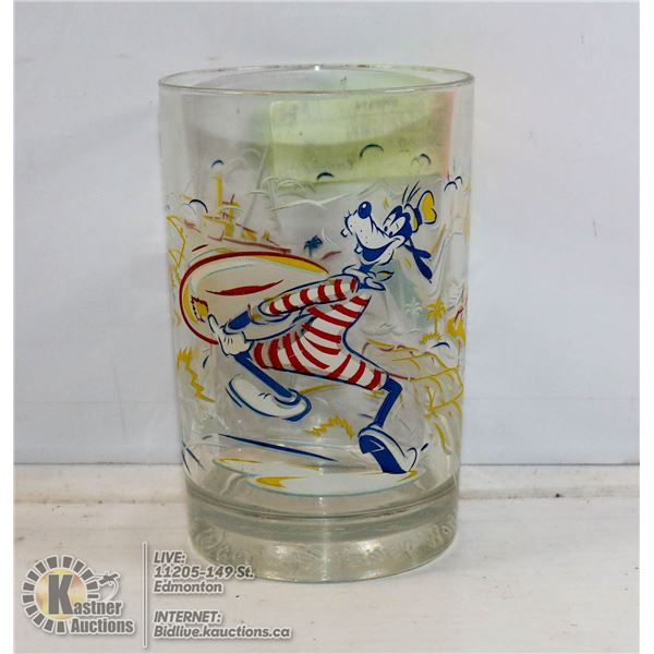 195OS GLASS CUP FROM DISNEYLAND
