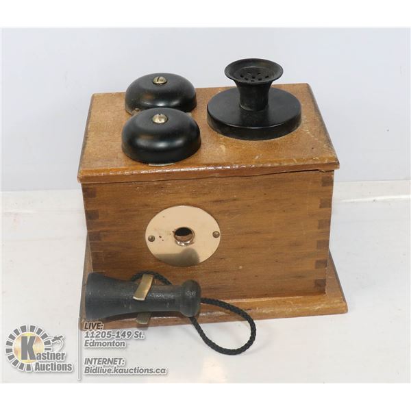 VINTAGE WALL PHONE STYLE PENCIL SHARPENER
