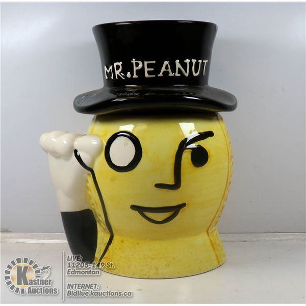MR PEANUT COOKIE JAR CONTAINER