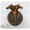 Image 1 : 1950S LUCKY COPPER HORSE ASHTRAY