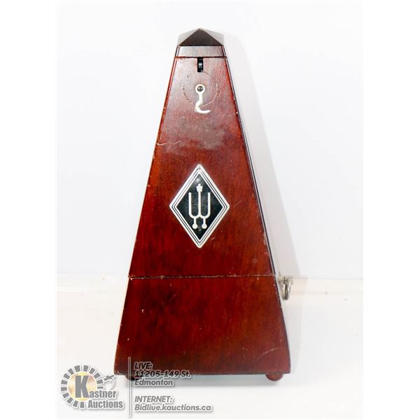 ANTIQUE WOODEN METRONOME