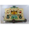 Image 1 : VINTAGE WIND UP CIRCUS WAGON MUSIC BOX