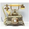 Image 1 : ANTIQUE STYLE ROTARY TELEPHONE ORNATE