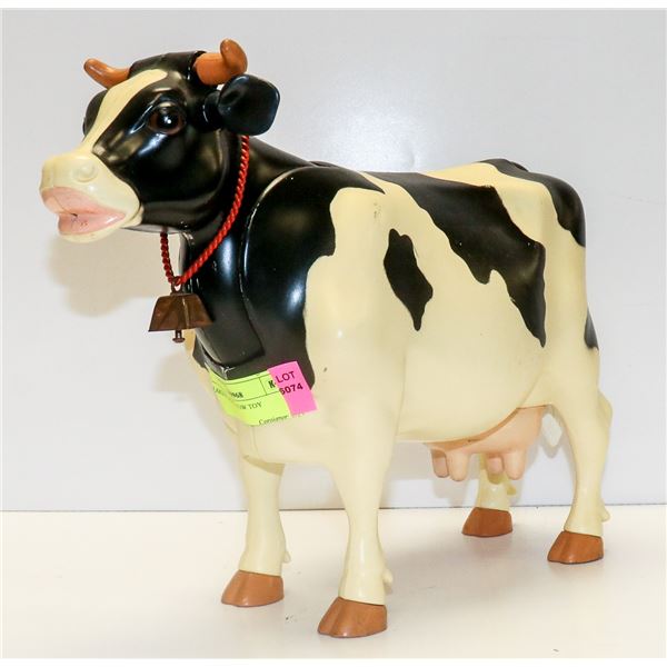 LARGE PLASTIC COW TOY