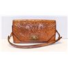 Image 1 : VINTAGE HAND TOOLED LEATHER LADIES PURSE