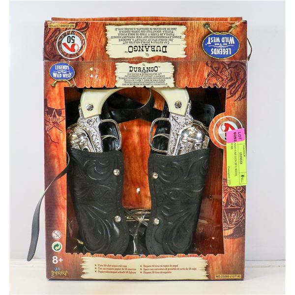 DURANGO CAP GUN SET WITH HOLSTERS