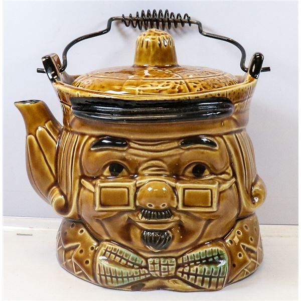 VINTAGE OLD MAN TEAPOT