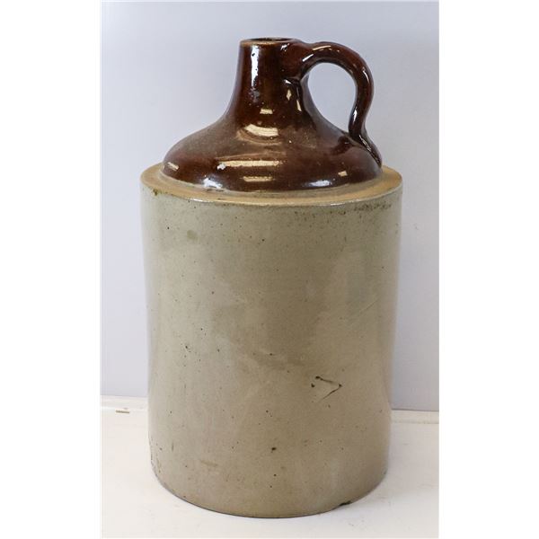 ANTIQUE CROCK JUG WITH HANDLE