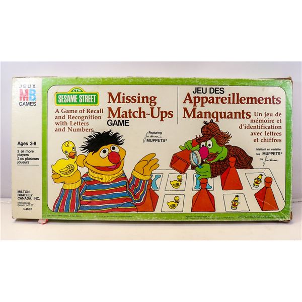 1975 SESAME STREET BOARD GAME
