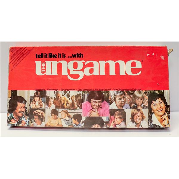 UNGAME BOARD GAME VINTAGE