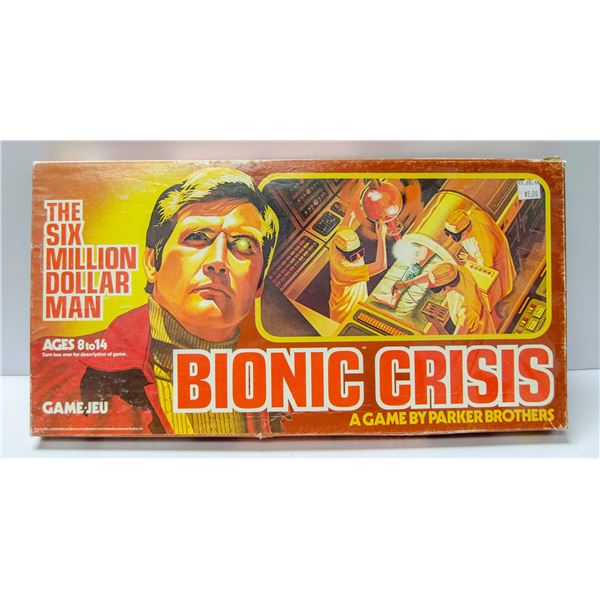 SIX MILLION DOLLAR MAN BIONIC CRISIS GAME