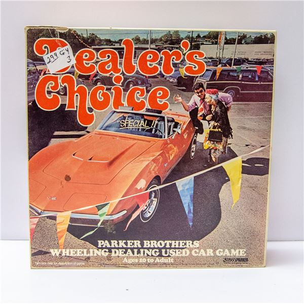 VINTAGE DEALERS CHOICE BOARD GAME