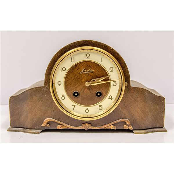 WOODEN MANTLE CLOCK