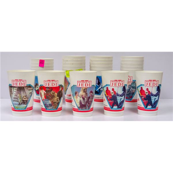 1980S STARWARS 711 COKE CUPS COLLECTION