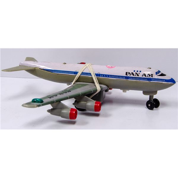 VINTAGE TIN PAN AM AIRPLANE