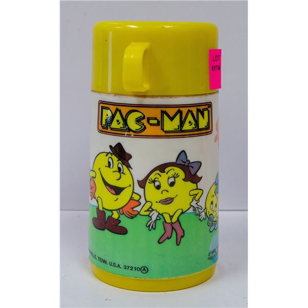 VINTAGE PAC-MAN THERMOS