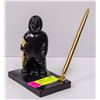 Image 1 : INUIT THEMED PEN HOLDER DESK SET CIRCA 1950S