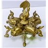 Image 1 : ORNATE BRASS CHICKEN COMPARTMENT CONTAINER