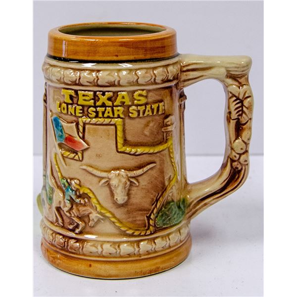 SMALL TEXAS LONE STAR BEER STEIN MUG