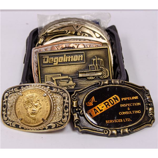 SELECTION OF VINTAGE BELT BUCKLES