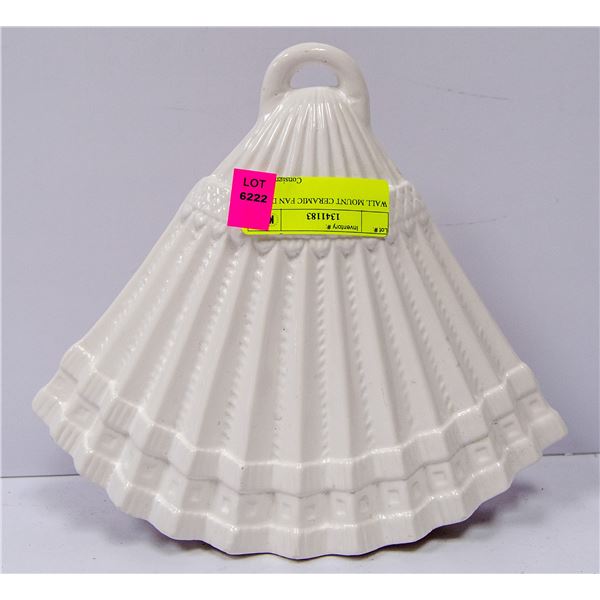 WALL MOUNT CERAMIC FAN DECOR
