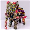 Image 1 : VINTAGE INDIAN MADE CLOTH ELEPHANT ORNATE