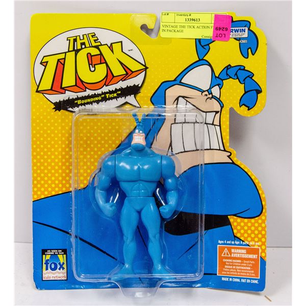 VINTAGE THE TICK ACTION FIGURE IN PACKAGE