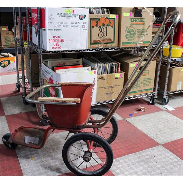 ANTIQUE BOARDWALK CHILDRENS STROLLER