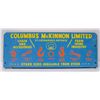 Image 1 : ANTIQUE COLUMBUS CHAIN PARTS ADVERTISING SIGN