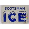 Image 1 : VINTAGE SCOTTSMAN ICE METAL SIGN ADVERTISING