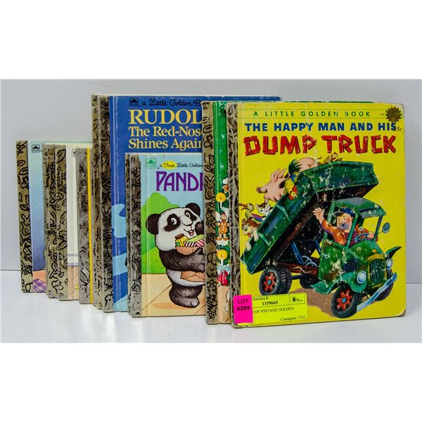 BUNDLE OF VINTAGE GOLDEN BOOKS