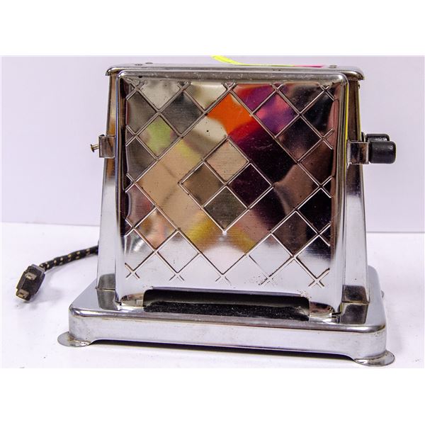 ANTIQUE ELECTRIC SIDE LOAD TOASTER
