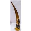 Image 1 : SIGNED CARVED HORN ART