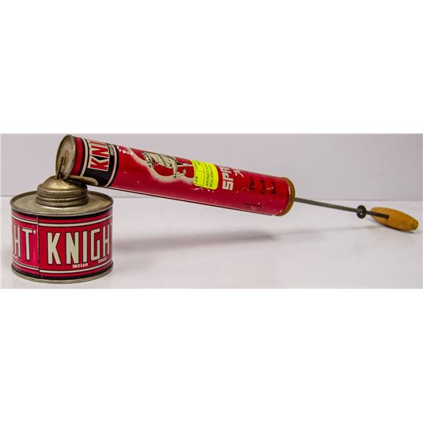 ANTIQUE KNIGHT INDIAN BRAVE BUG SPRAYER