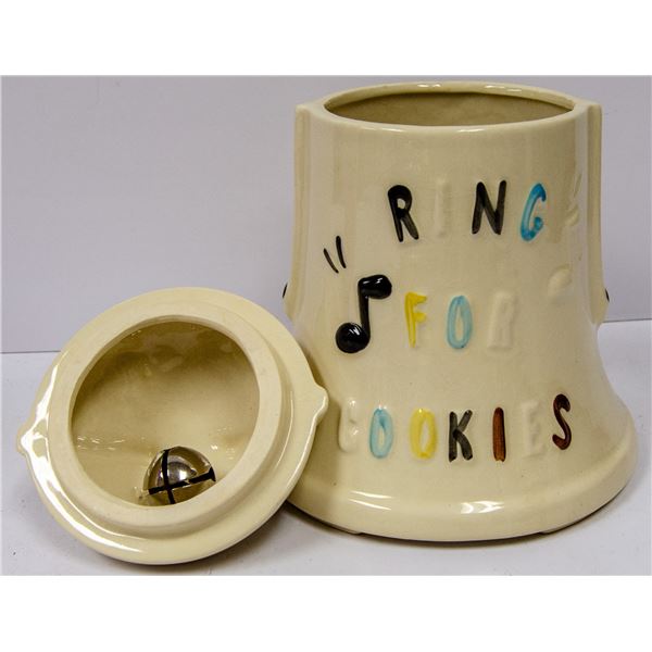 CERAMIC BELL COOKIE JAR