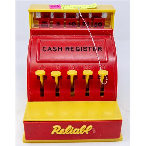 VINTAGE RELIABLE TOY CASH REGISTER