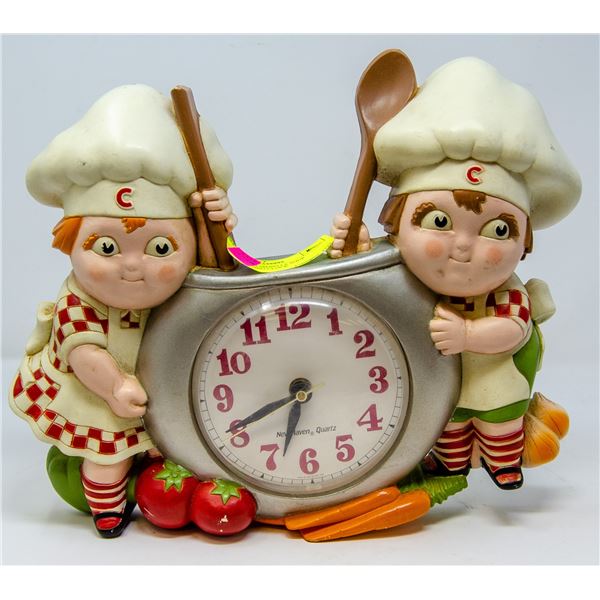 VINTAGE CAMPBELLS SOUP ADVERTISING CLOCK