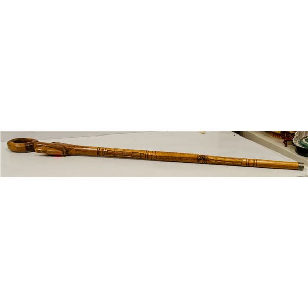 CARVED EAGLE CANE ANTIQUE