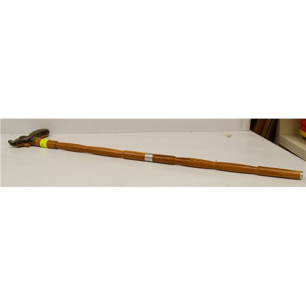 CARVED ELEPHANT CANE ANTIQUE