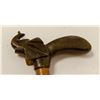 Image 2 : CARVED ELEPHANT CANE ANTIQUE
