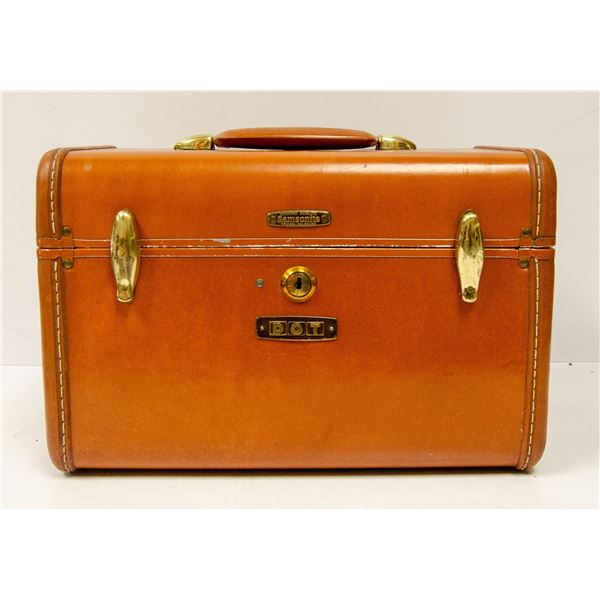 VINTAGE TWEED HARDSHELL CARRY CASE