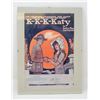 Image 1 : ANTIQUE ORIGINALLY FRAMED "KATY" MUSIC SHEET