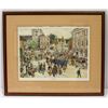 Image 1 : FRAMED PRINT OF PETERS-FIELD MARKET