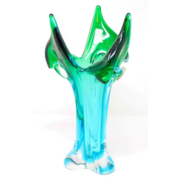 1950S ART GLASS VASE