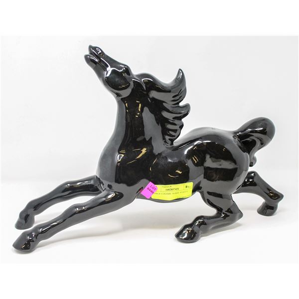 LARGE CERAMIC HORSE STATUE