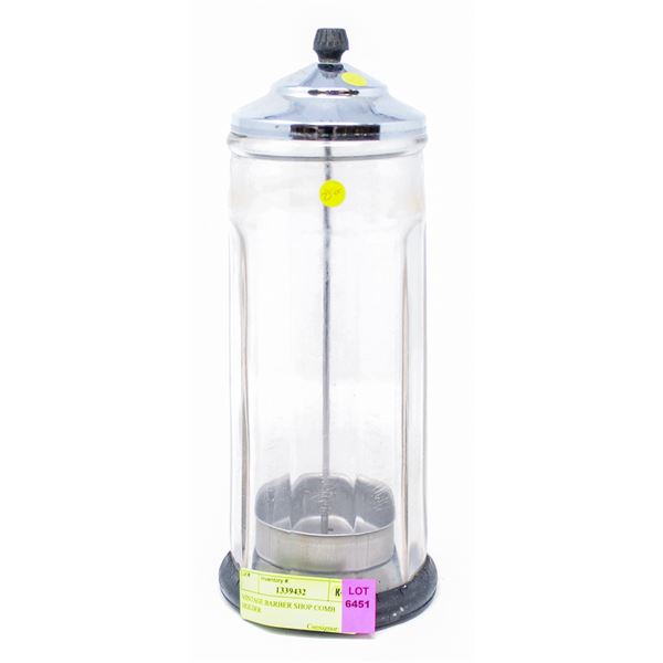 VINTAGE BARBER SHOP COMB HOLDER